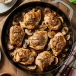 Black Pepper Chicken with Mushrooms