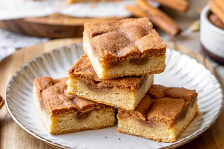 Cinnamon Sugar Blondies