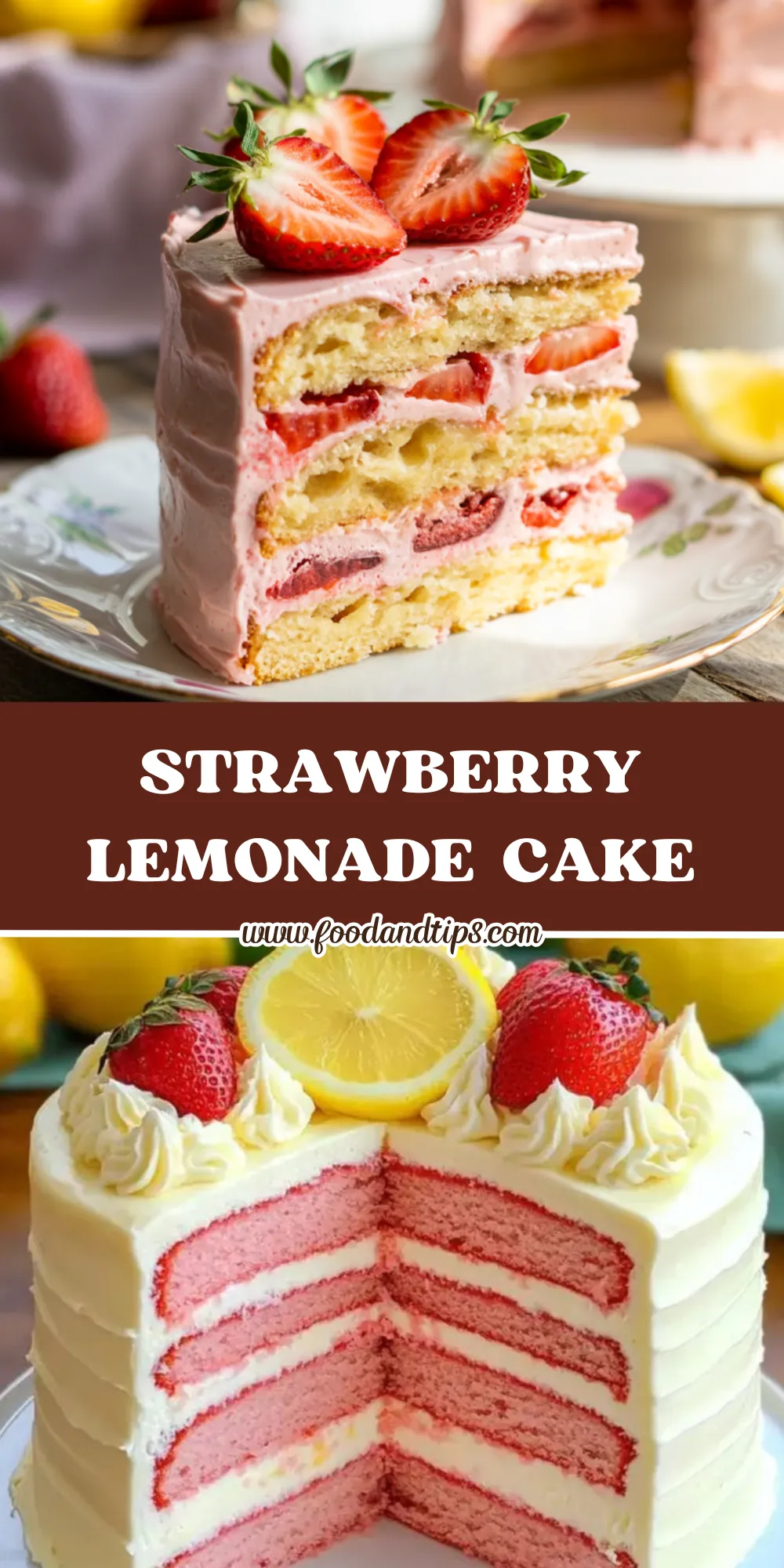 Strawberry Lemonade Cake