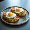 Avocado Bacon and Egg Toast