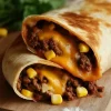 Beef and Cheese Chimichangas