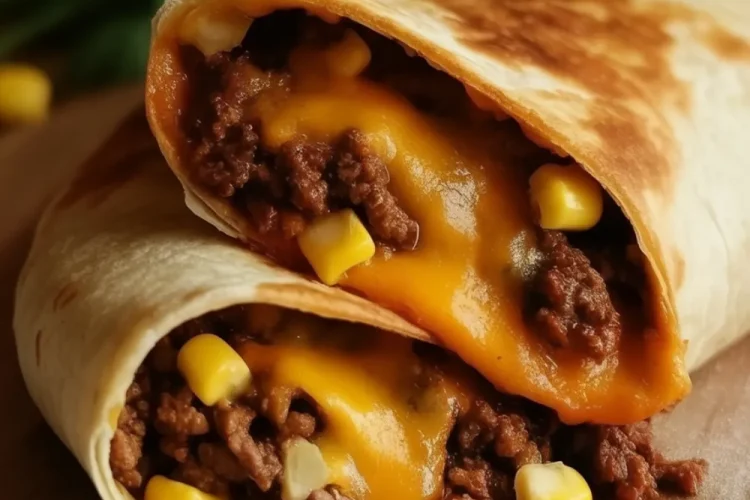 Beef and Cheese Chimichangas