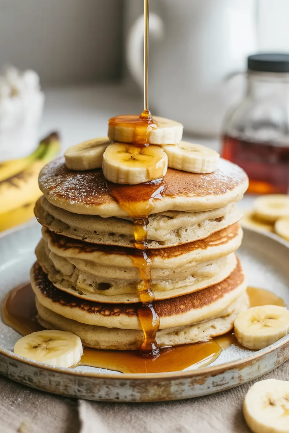 Brown Sugar Banana Pancakes