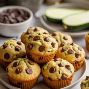 Chocolate Chip Zucchini Muffins