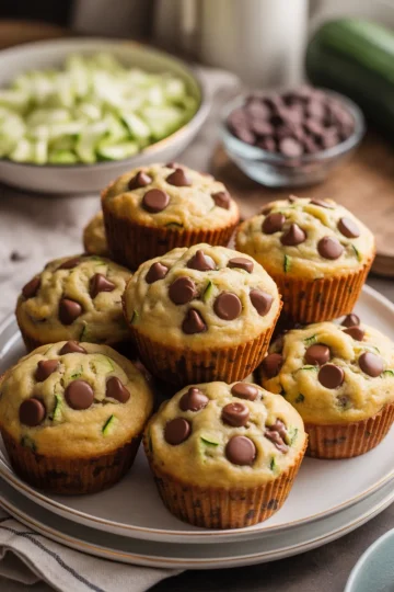 Chocolate Chip Zucchini Muffins