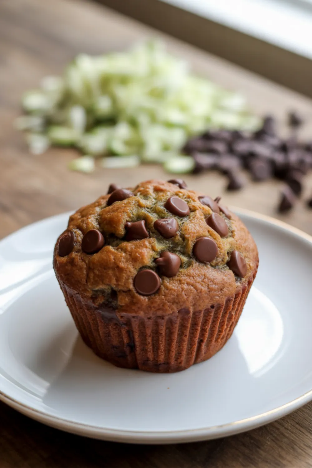 Chocolate Chip Zucchini Muffins