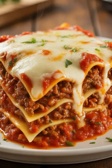 Easy Slow Cooker Lasagna