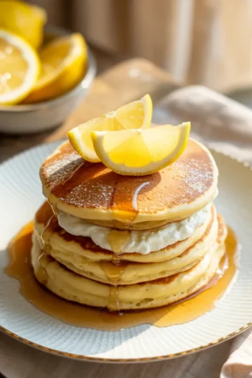 Fluffy Lemon Ricotta Pancakes