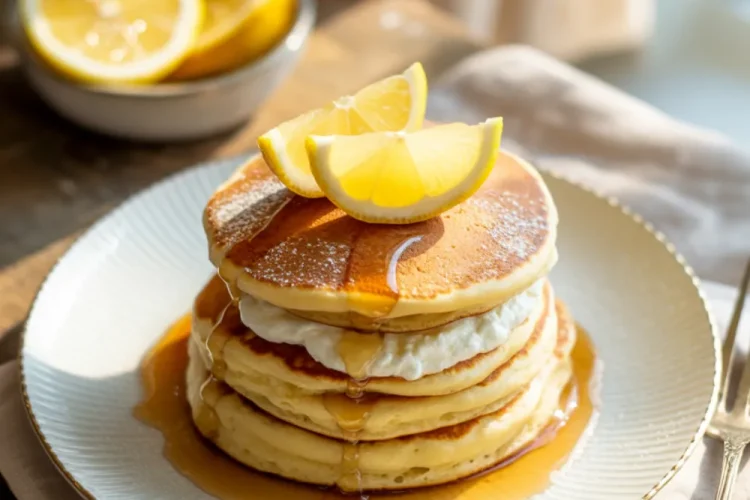 Fluffy Lemon Ricotta Pancakes