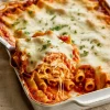 Garlic Parmesan Chicken Pasta Bake