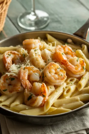 Garlic Shrimp Pasta