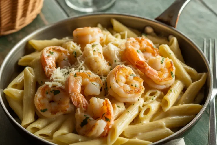 Garlic Shrimp Pasta
