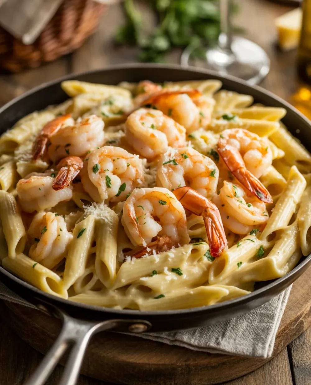 Garlic Shrimp Pasta