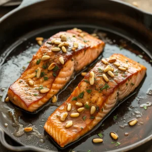 Honey Garlic Salmon Air Fryer