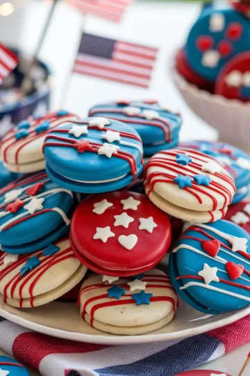 July Chocolate Covered Oreos