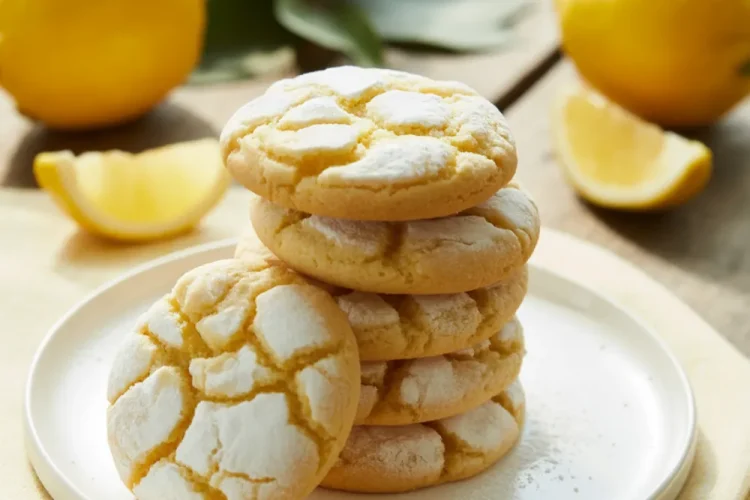 Lemon Gooey Butter Cookies