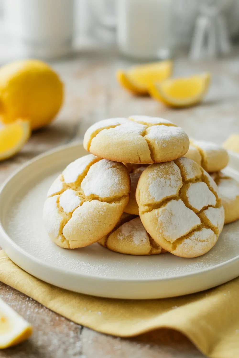 Lemon Gooey Butter Cookies