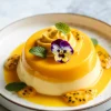 Mango Panna Cotta with Vanilla Cream
