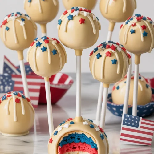 Patriotic Cake Pops