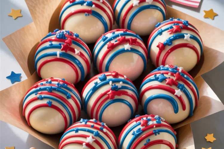 Patriotic Chocolate Bomb