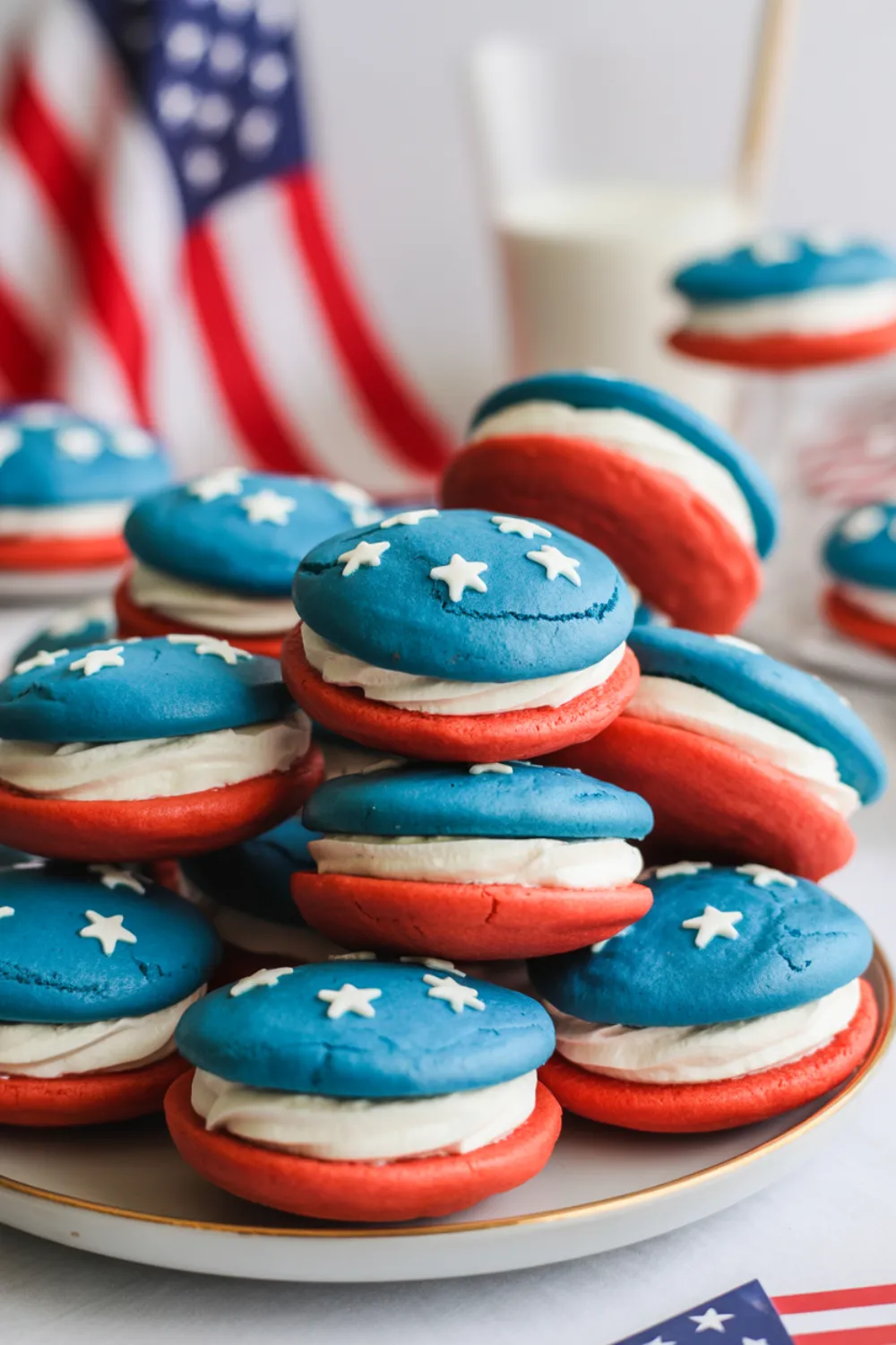 Patriotic Whoopie Pies