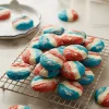 Red White and Blue Cake Mix Cookies