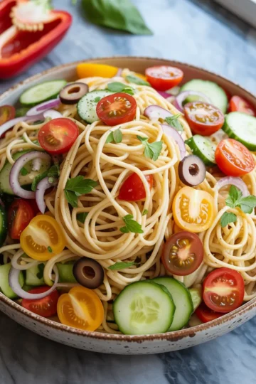 Spaghetti Salad Recipes Easy