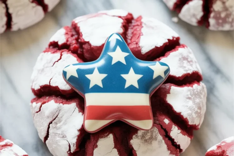Star-Spangled Center Crinkle Cookies