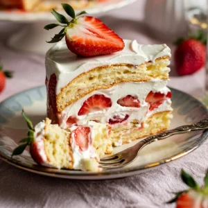 Strawberry Shortcake Cake