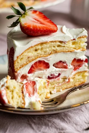 Strawberry Shortcake Cake
