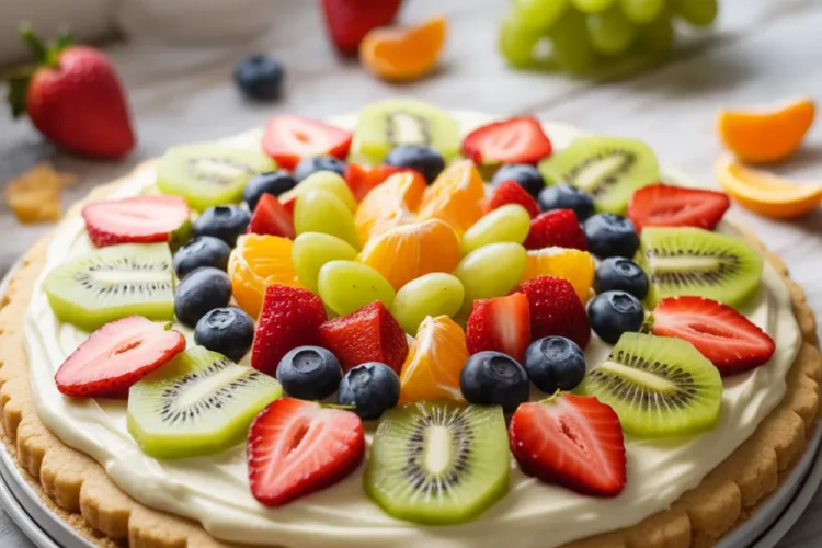 Sugar Cookie Fruit Pizza