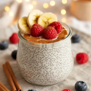 Vanilla Chia Pudding with Cinnamon