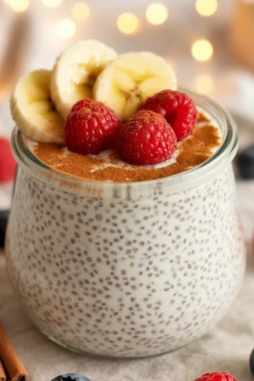 Vanilla Chia Pudding with Cinnamon