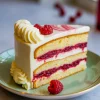 White Chocolate Raspberry Cake