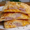 Air Fryer Ham and Cheese Pockets