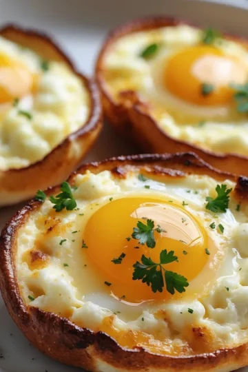 Baked Cottage Cheese Eggs