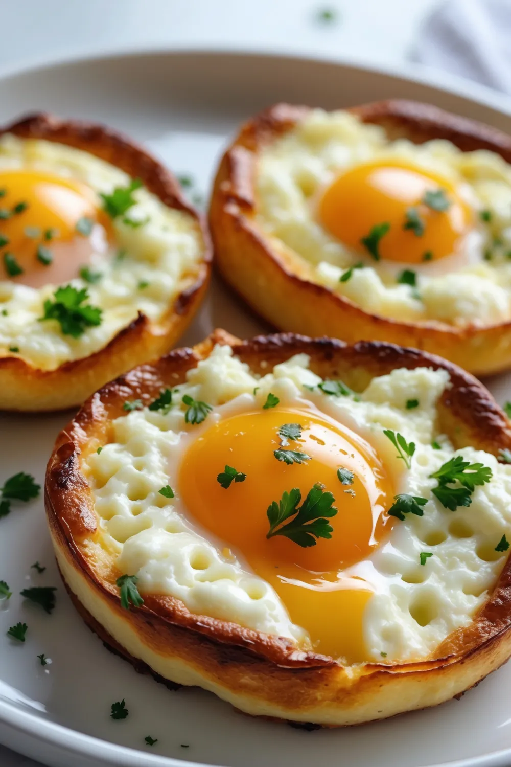 Baked Cottage Cheese Eggs