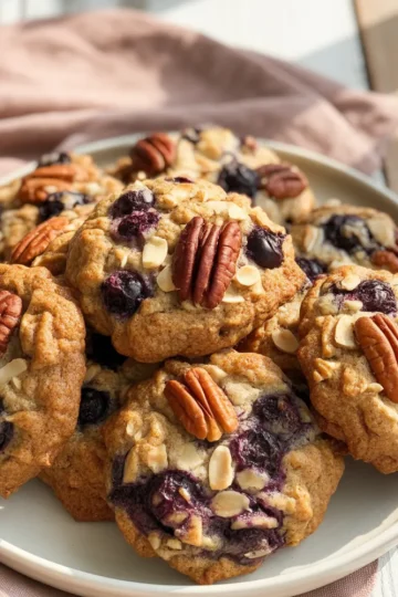 Blueberry Coconut Pecan Cookies
