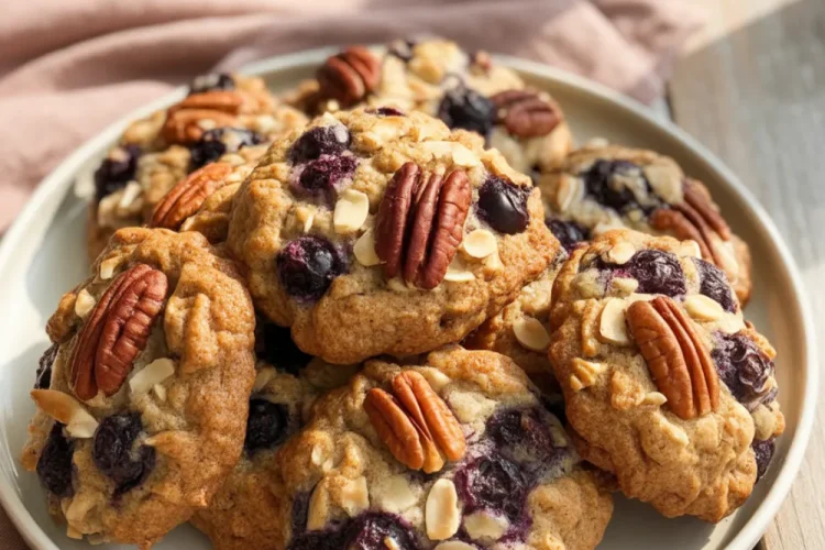 Blueberry Coconut Pecan Cookies
