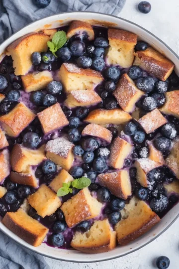 Blueberry French Toast Casserole