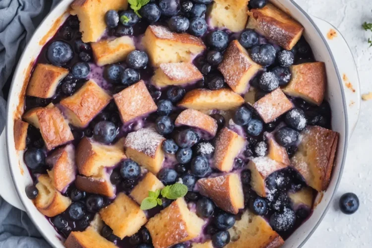 Blueberry French Toast Casserole
