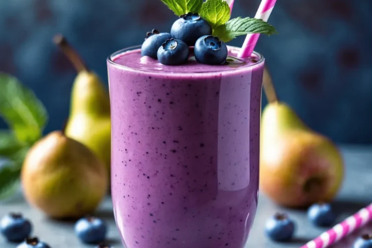 Blueberry Pear Smoothie Recipe