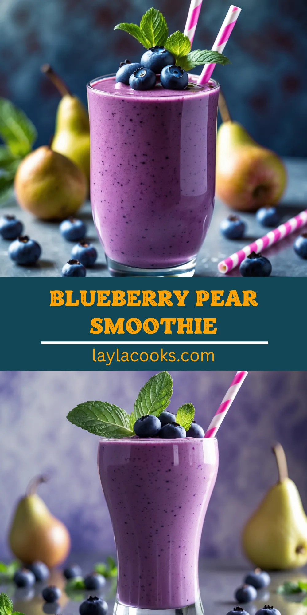 Blueberry Pear Smoothie Recipe