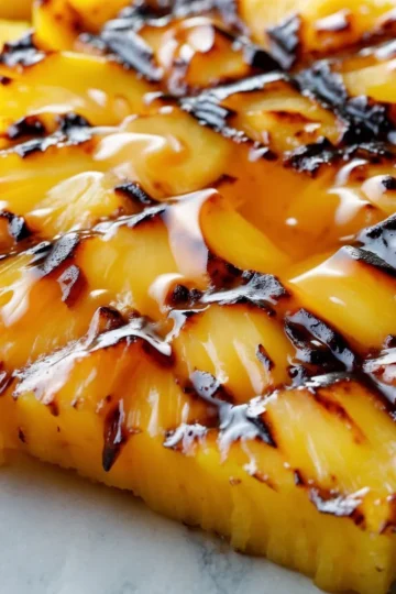 Brown Sugar Grilled Pineapple