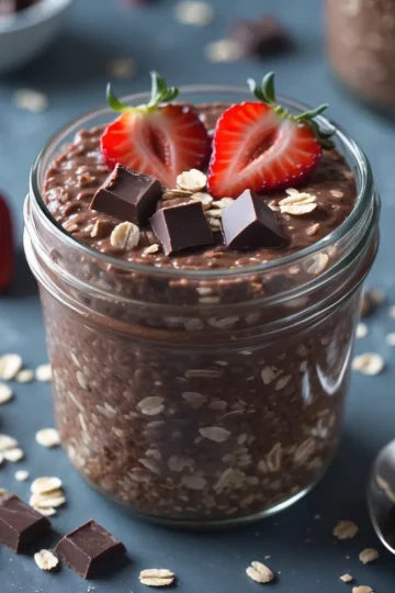 Brownie Batter Overnight Oats