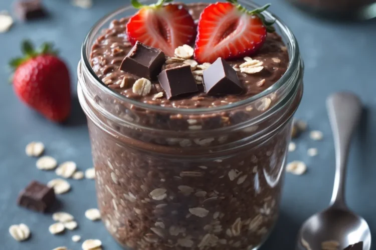 Brownie Batter Overnight Oats