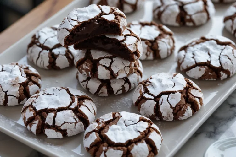 Brownie Crinkle Cookies