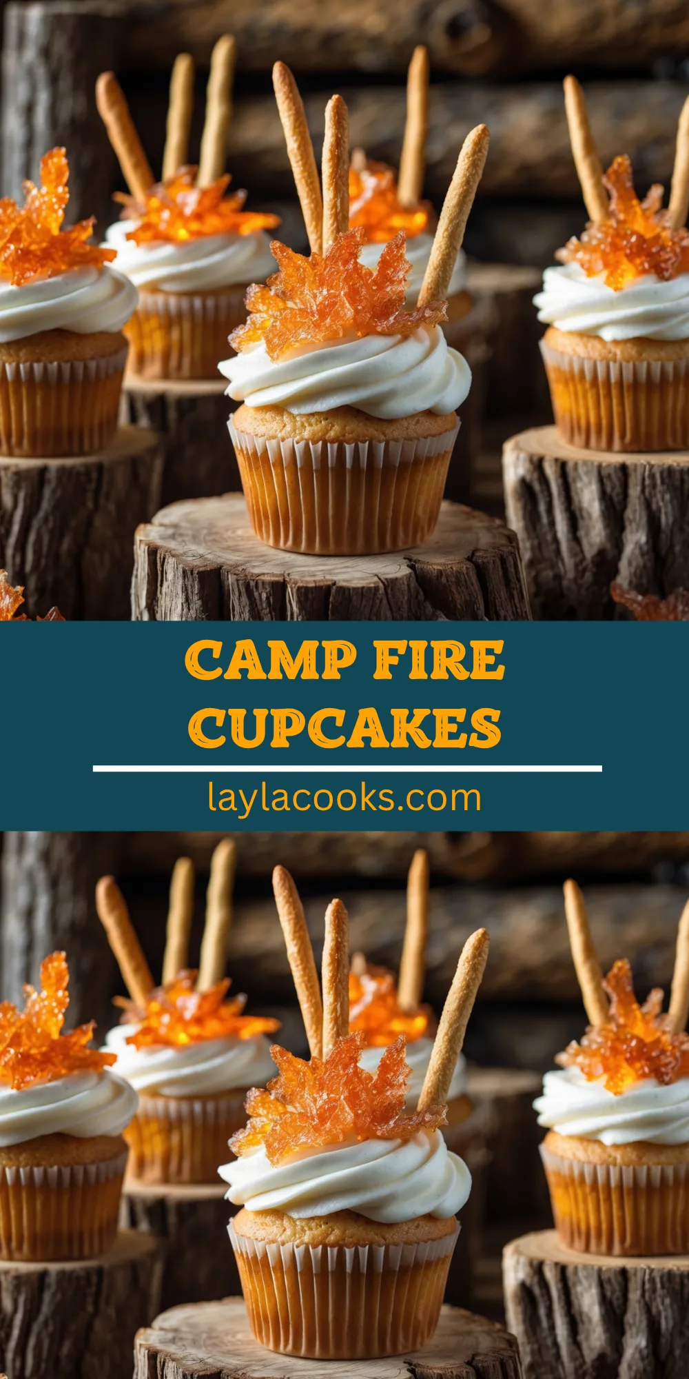 Camp Fire Cupcakes