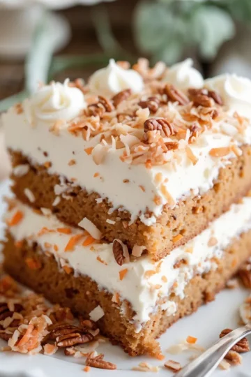 Carrot Cake Poke Cake