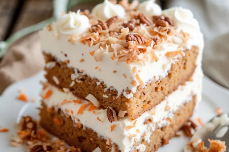 Carrot Cake Poke Cake